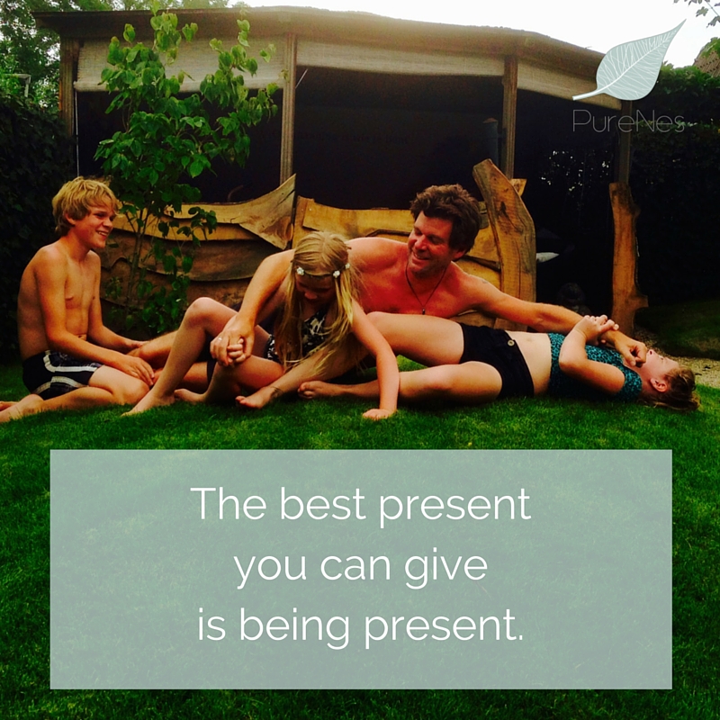 The best present is to be present